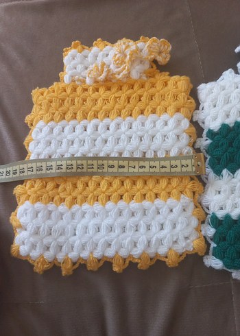 Renkli Örgü keseli lif - Görsel 5