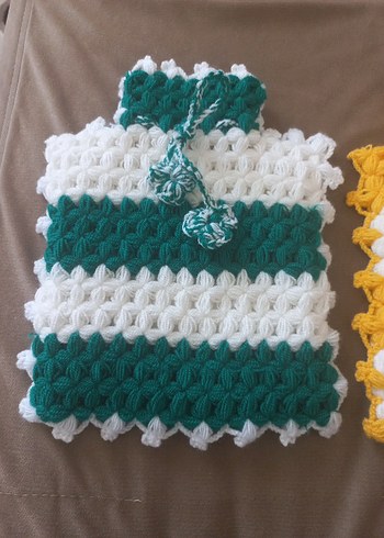 Renkli Örgü keseli lif - Görsel 2