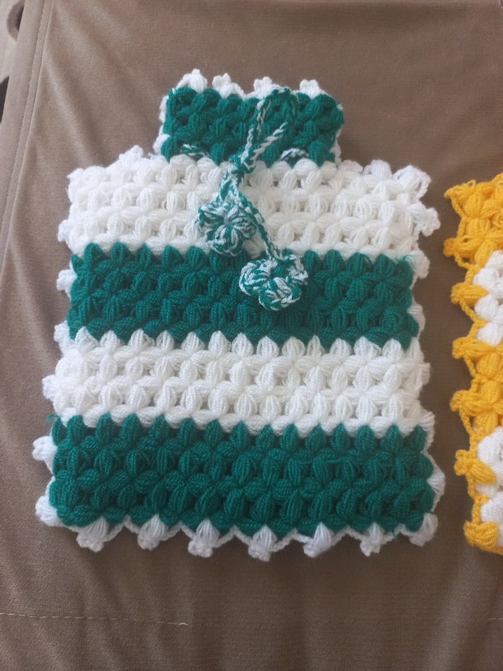 Renkli Örgü keseli lif - Görsel 2