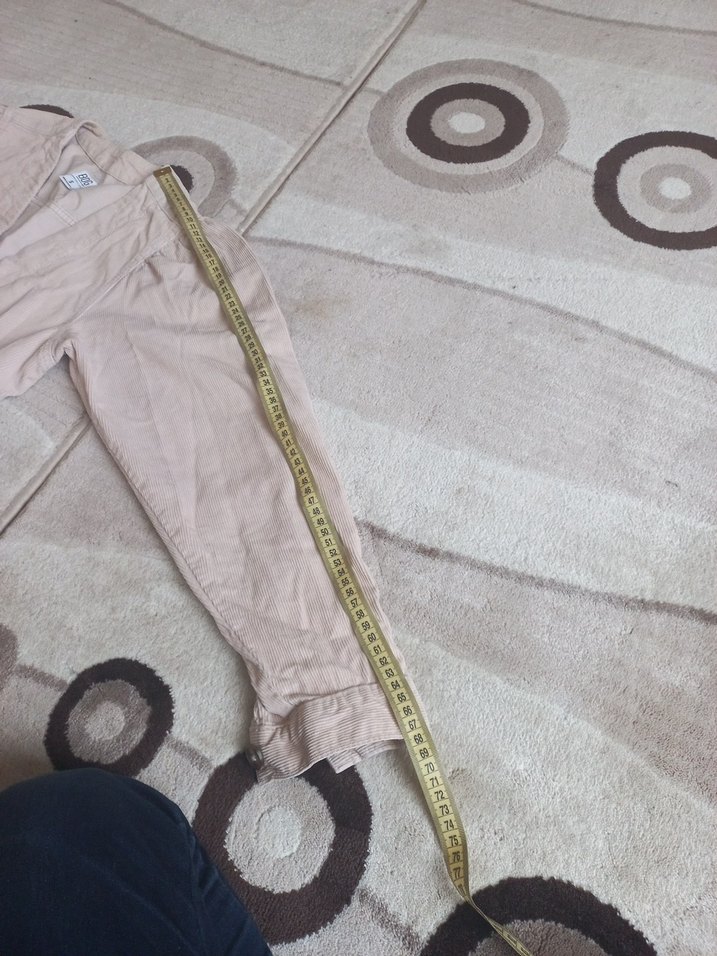 Bej Uzun s beden kadife tulum - Görsel 4