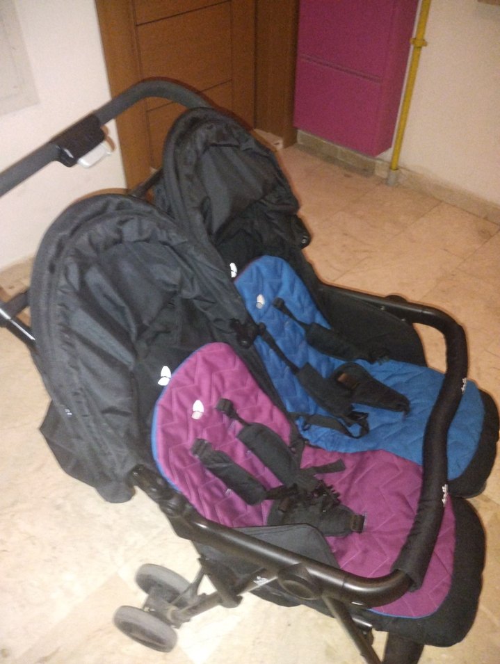 joie ikiz bebek arabası - Görsel 2