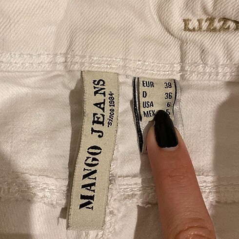 s Beden beyaz Renk Y2K Mango Etek