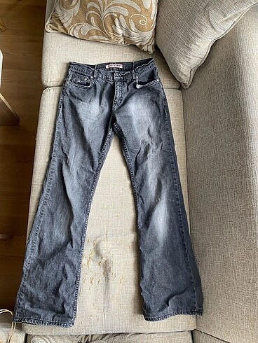 s Beden siyah Renk Y2K Vintage Goth Jean