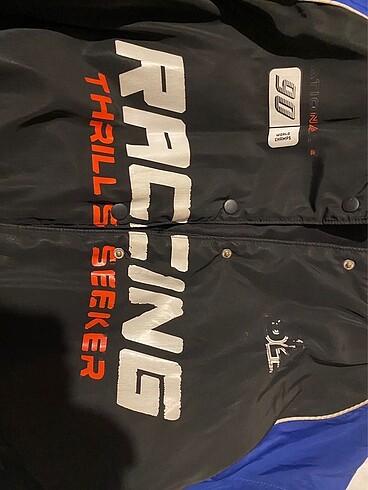l Beden siyah Renk H&M Racing Yarışçı Ceketi / Montu