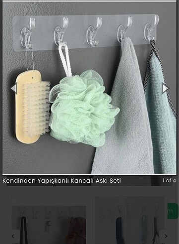 kendinden yapışkanlı kancalı askı seti