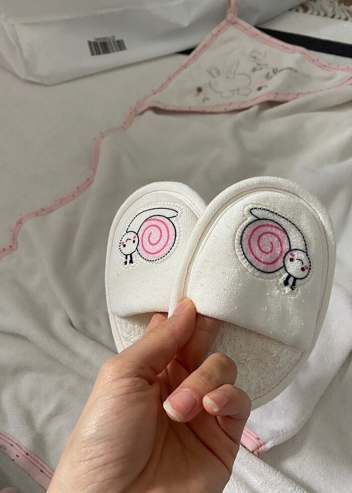 Bebek bornoz takımı - Görsel 3