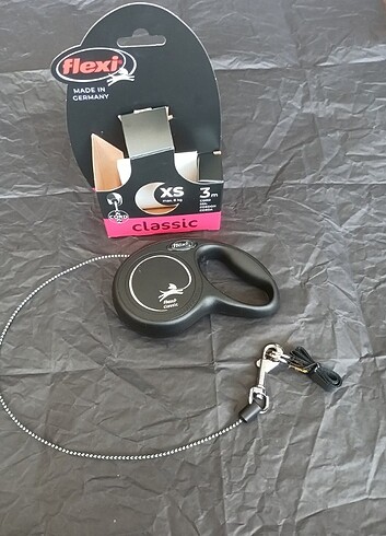Flexi New Classic XS 3 Mt İp Siyah