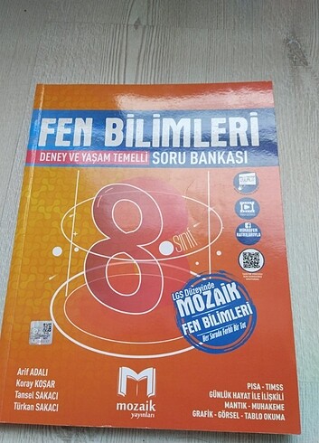 8.SINIF MOZAİK YAYİNLARİ FEN BİLİMLERİ SORU BANKASI