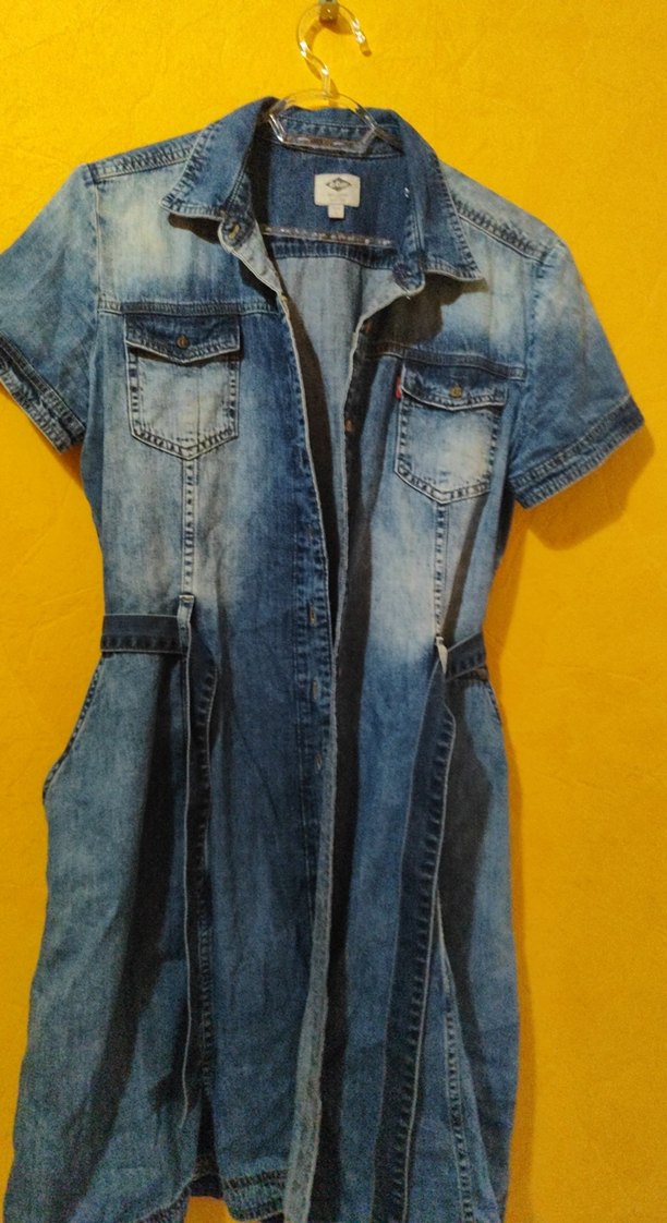 Kot Elbise Kemerli Midi Elbise - Görsel 4