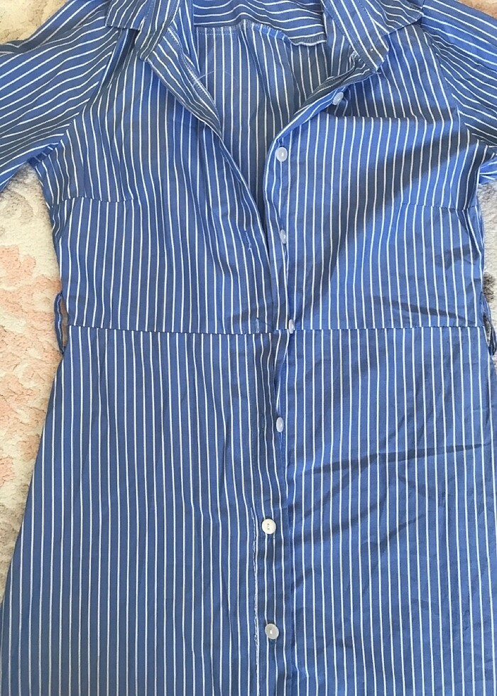 Çizgili elbise - Görsel 4