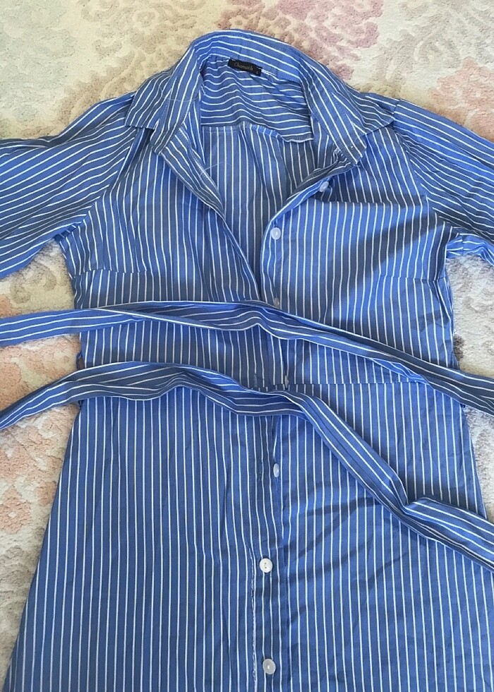 Çizgili elbise - Görsel 5