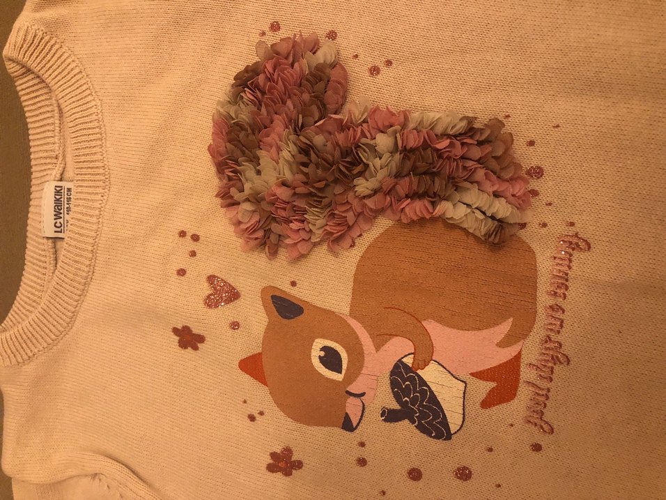 Bej Desenli Hamile Sweatshirt - Görsel 2