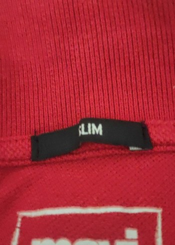 Mavi Kırmızı Uzun Kollu Polo Tişört - Görsel 2