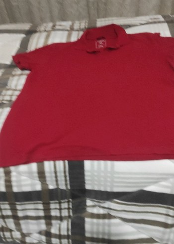 Mavi Kırmızı Uzun Kollu Polo Tişört - Görsel 4