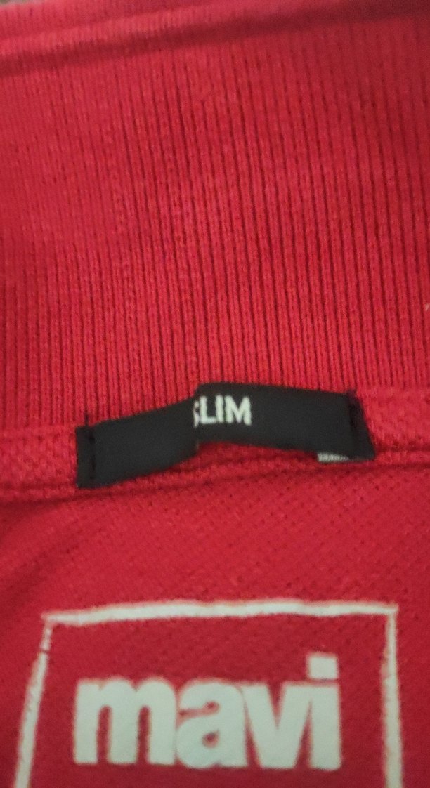 Mavi Kırmızı Uzun Kollu Polo Tişört - Görsel 2