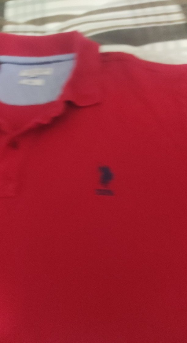 Kırmızı Erkek Polo Tişört, Kısa Kollu, Salaş - Görsel 2