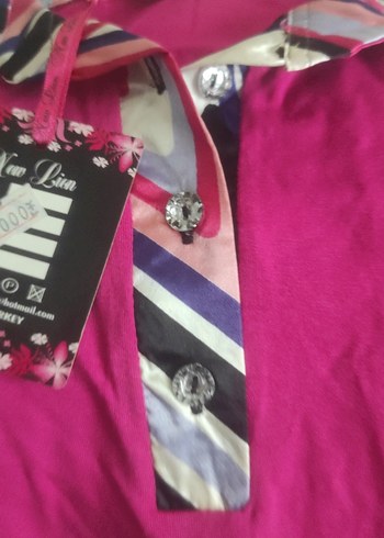 bayan badi saten kol ve yaka tasarimli - Görsel 4