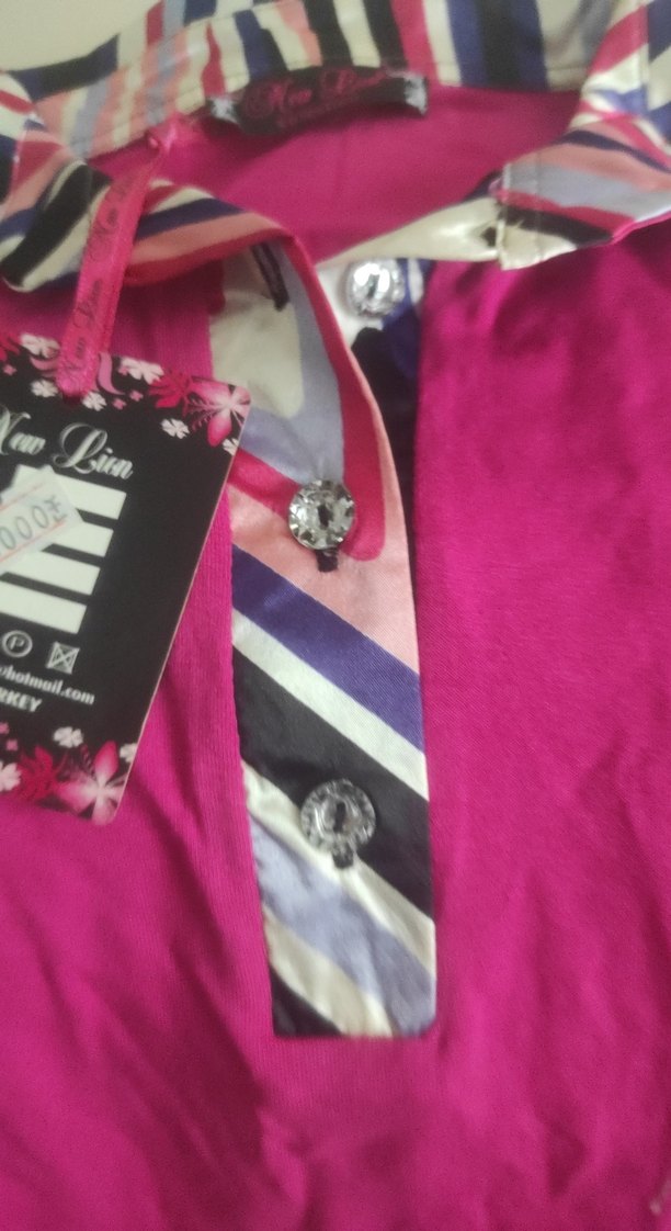 bayan badi saten kol ve yaka tasarimli - Görsel 4