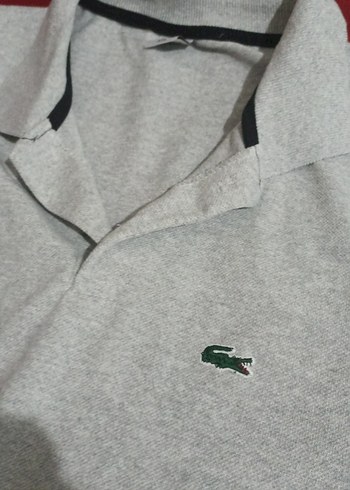 Gri Keten Erkek Polo Tişört - Görsel 2