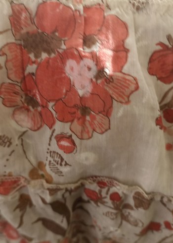 Çiçek Desenli Bayan astarlı etek - Görsel 2