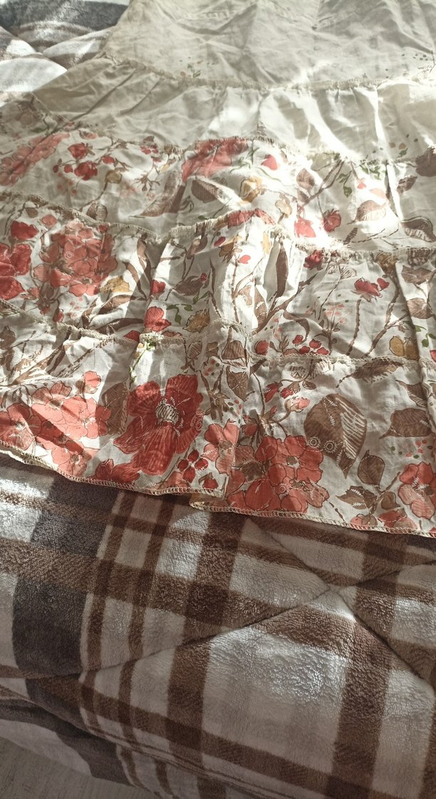 Çiçek Desenli Bayan astarlı etek - Görsel 4