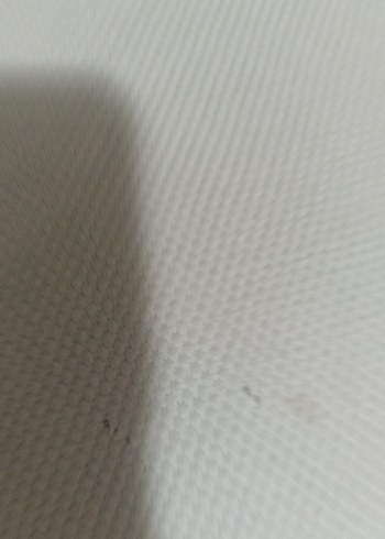 Erkek Kısa Kollu Beyaz Keten Polo Tişört - Görsel 5