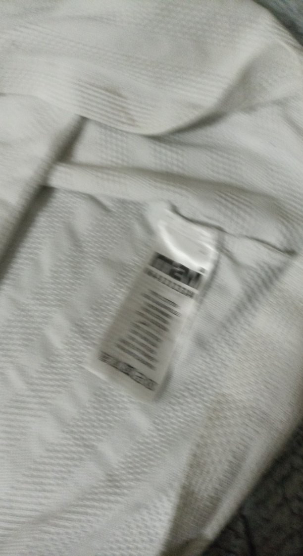 Erkek Beyaz V Yaka Pamuklu Polo Tişört - Görsel 5