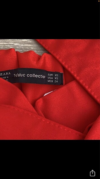 xs Beden kırmızı Renk Zara kumaş pantolon
