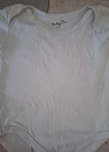 Gri Kısa Kollu Bebek Body - Görsel 2