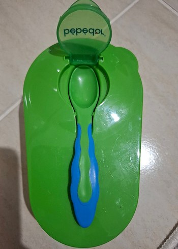 Renkli Bebédor kase kaşık seti- ek gıda - Görsel 2