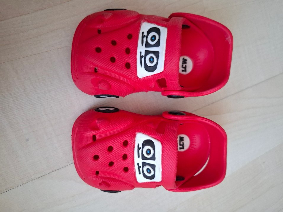 Kırmızı Baskılı Çocuk Terlikleri-20 no - Görsel 3