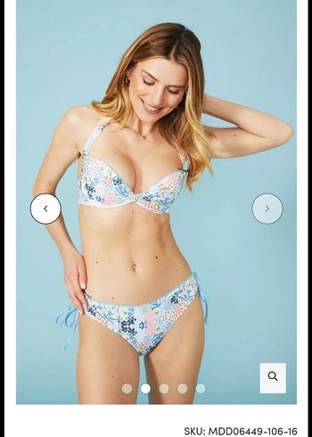 DEBENHAMS Marka ETİKETLİ Pastel Mavi Bikini
