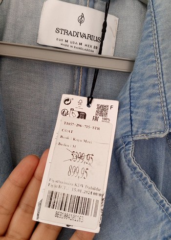 Trençkot Stradivarius - Görsel 4