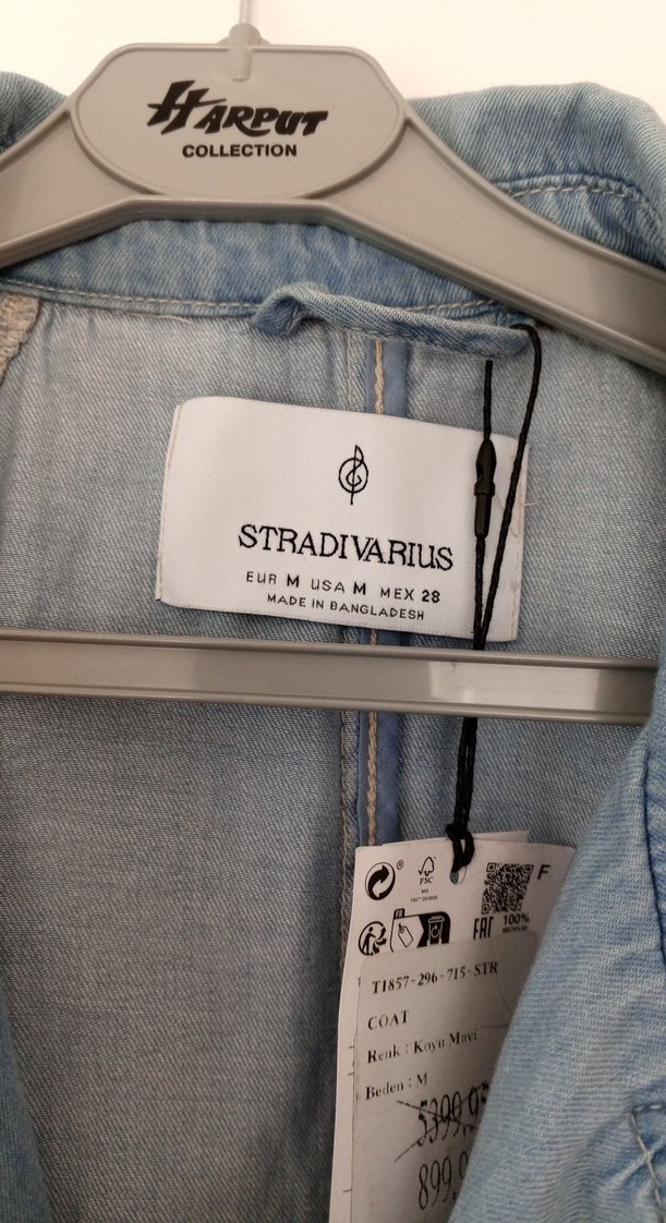 Trençkot Stradivarius - Görsel 3