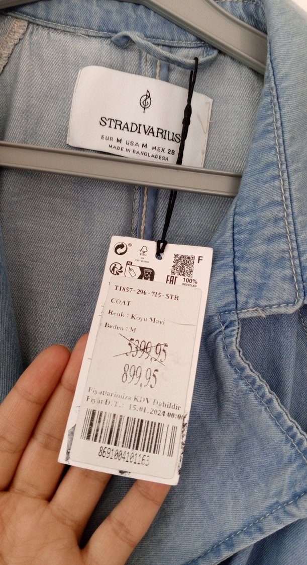 Trençkot Stradivarius - Görsel 4