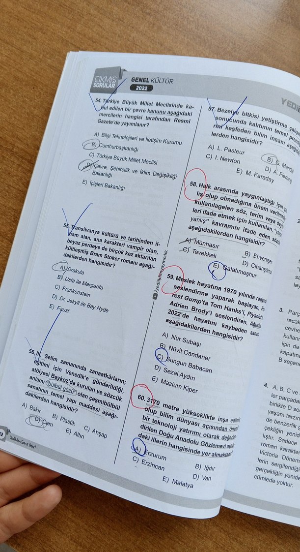 KPSS 2023 Genel Yetenek Genel Kültür Çıkmış Sorular - Görsel 3