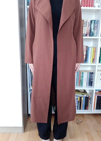 Kahverengi Trençkot - Görsel 2