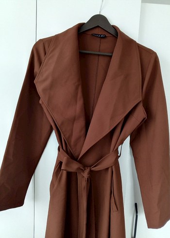 Kahverengi Trençkot - Görsel 3