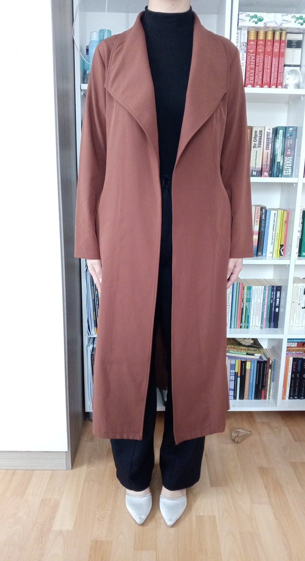 Kahverengi Trençkot - Görsel 2