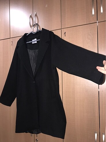 diğer Beden Siyah oversize kaban