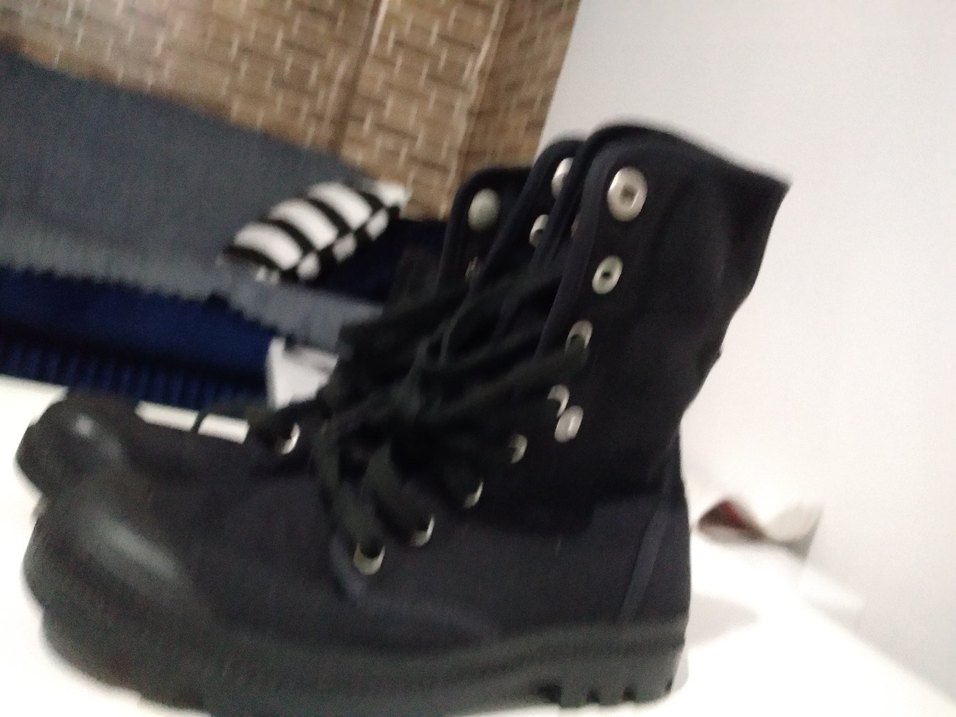 Siyah Rock Punk Erkek Ayakkabı Bağcığı - Görsel 3