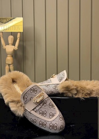 Guess Tüylü Topuklu Kadın Terlik - Görsel 2