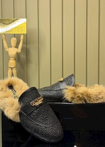 Guess Tüylü Topuklu Kadın Terlik - Görsel 4