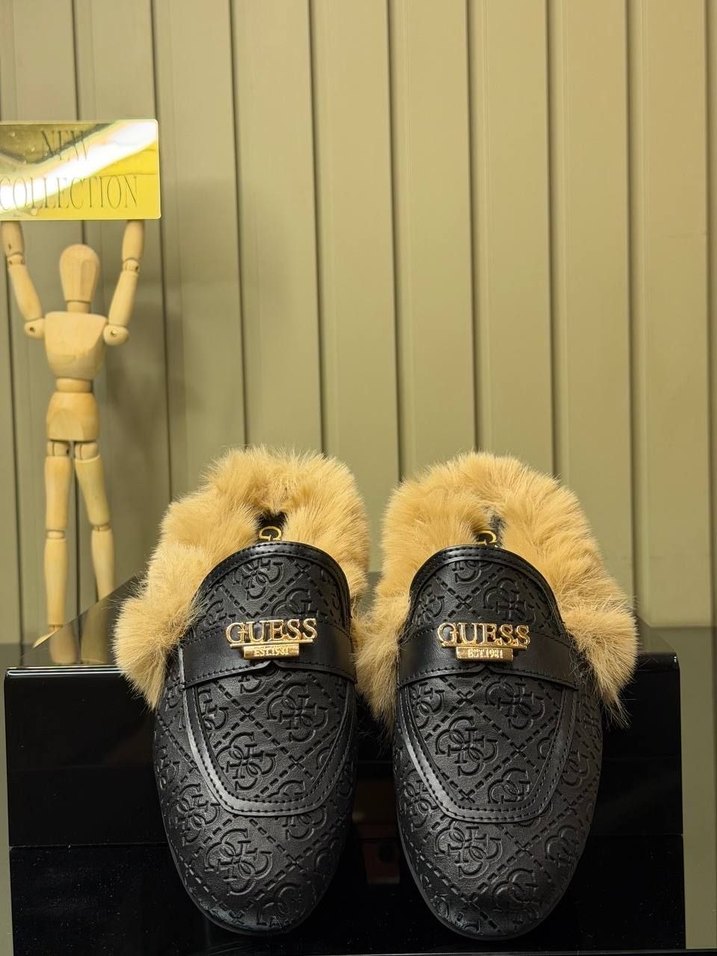 Guess Tüylü Topuklu Kadın Terlik - Görsel 5