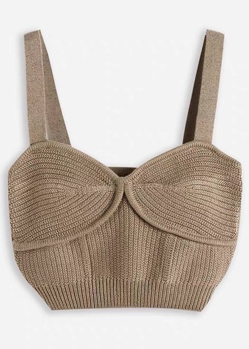 Bej Midi Triko Elbise 3lü Takım - Görsel 6