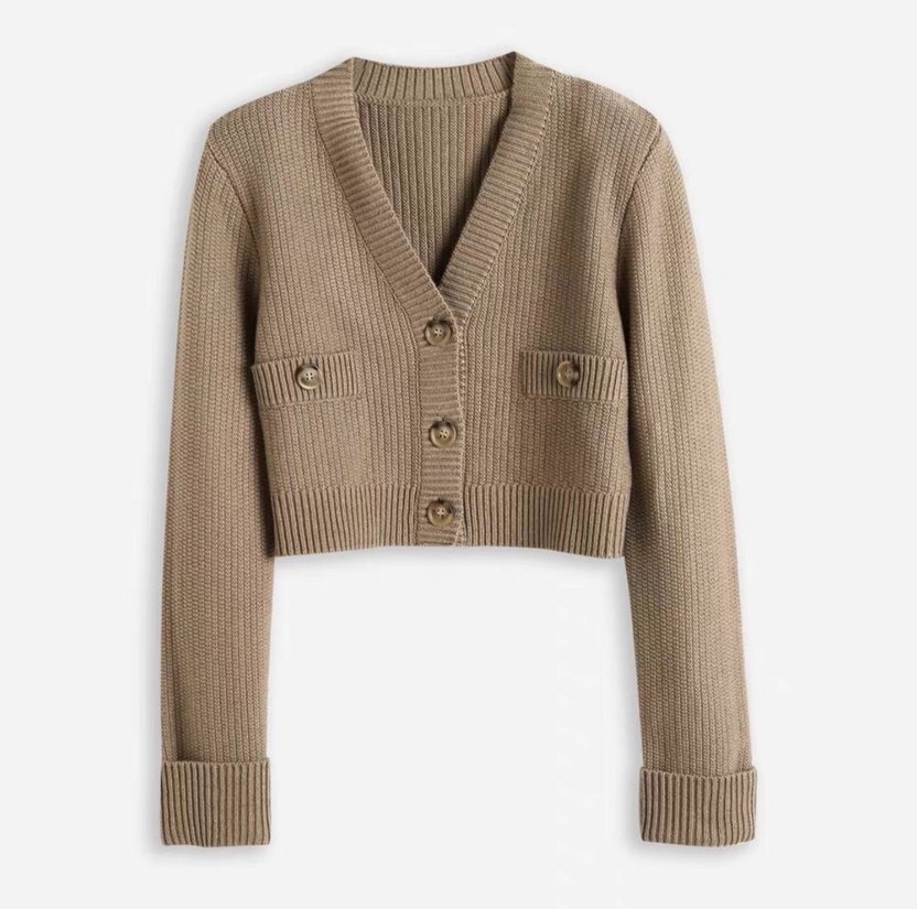 Bej Midi Triko Elbise 3lü Takım - Görsel 5