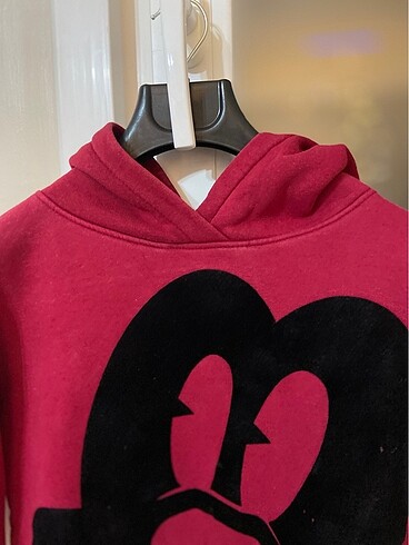 Diğer Mickey Mouse Logolu Kalın Sweatshirt