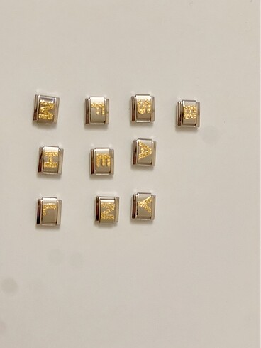 Harfli italyan charm