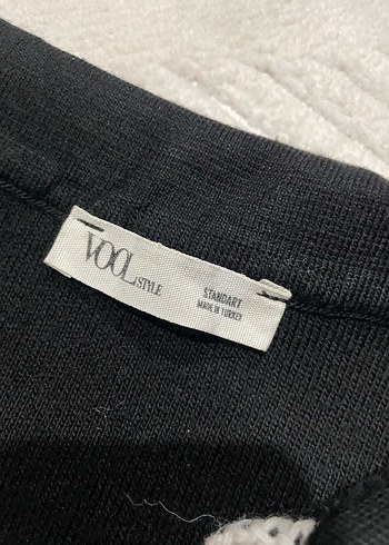 Siyah Uzun Kollu Yüksek Yakalı Triko takım - Görsel 5