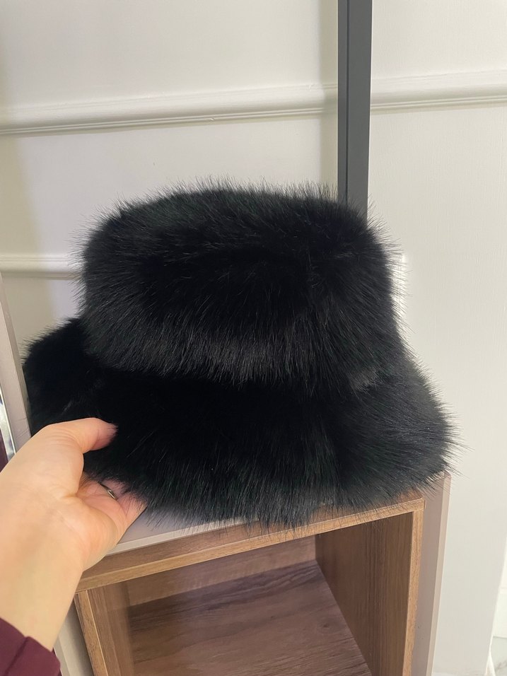 Siyah rus kalpak şapka - Görsel 5